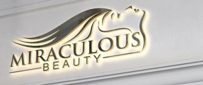 Miraculous Beauty – Salon Sign